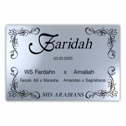 Nameplate "Marakesh"