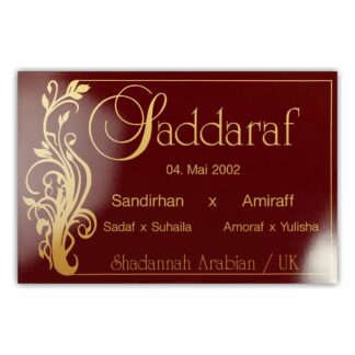 BX008 Boxenschild Flower