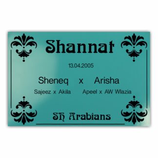 BX021 Boxenschild Zahara