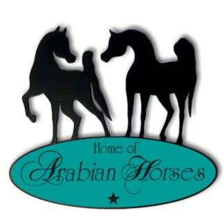 RF008M Relief Zwei Hengste Medium