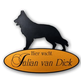 RF019M Relief Schäferhund Medium