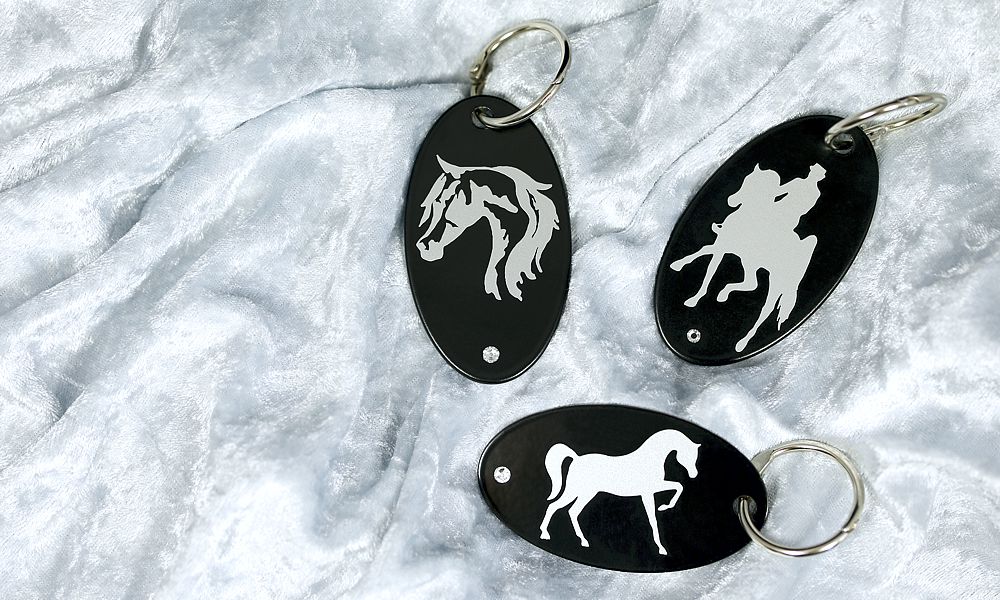 Arabian Plates - Anhänger mit Pferde Motiven